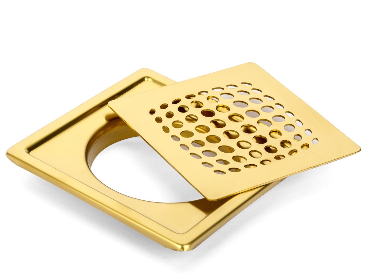 PR-107 Floor Drainer Stainless Steel Commercial Kitchen Drain Board Heavy-Duty Grate Tray Water Drainage Rack Restaurant Floor Sink Industrial Food Prep Anti-Slip Rustproof Easy Clean Professional Grade Durable Seamless Finish